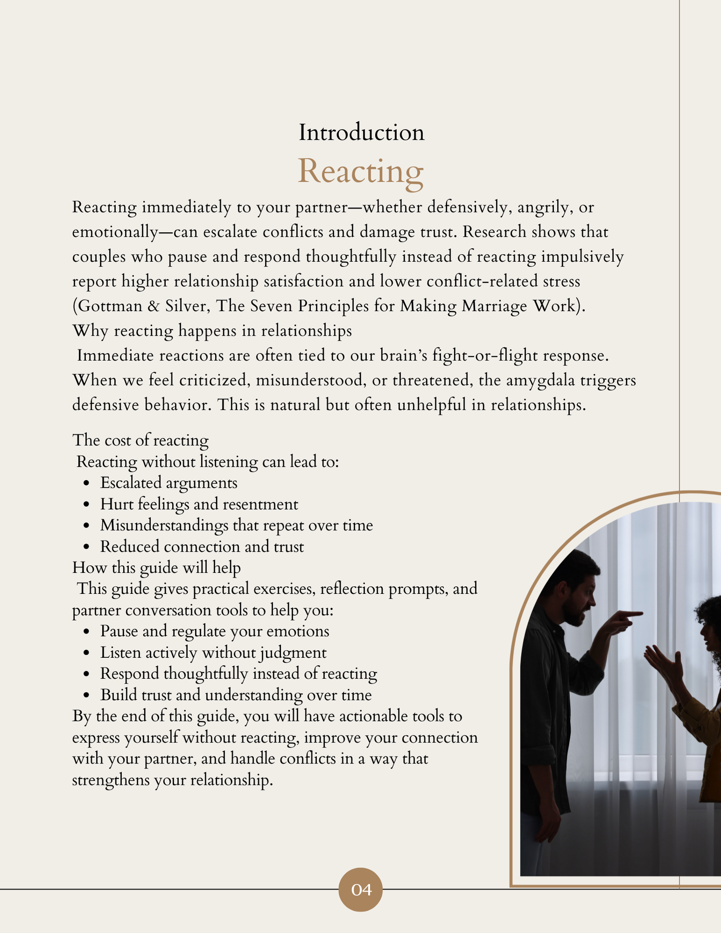 How to Hear Your Partner Without Reacting