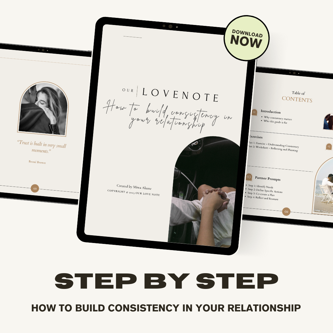 How to build consistency in your relationship
