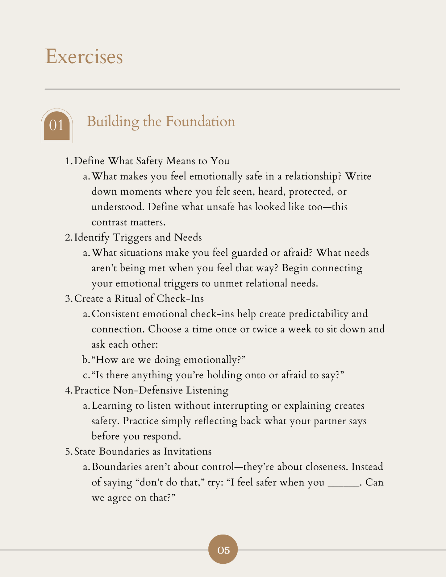 How to Create Safety in Your Relationship