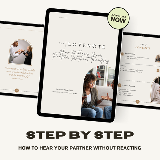 How to Hear Your Partner Without Reacting